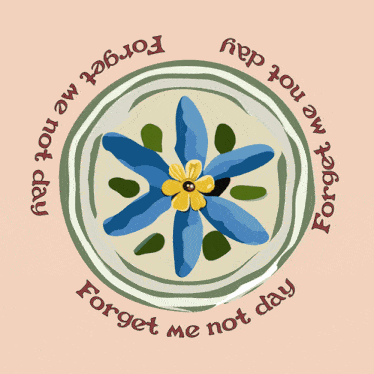 Forget Me Not Day November 10 GIF - Forget Me Not Day November 10 National Forget Me Not Day GIFs