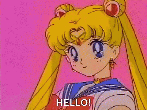 Sailor Moon Hello GIF - Sailor Moon Hello Hi GIFs