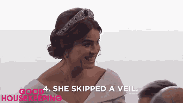 She Skipped A Veil Royal Wedding GIF