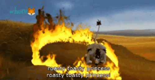 Princess Roast GIF - Princess Roast Fire GIFs