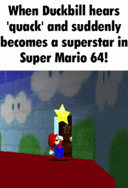 Super Mario 64 Duckbill GIF - Super Mario 64 Duckbill Mario GIFs