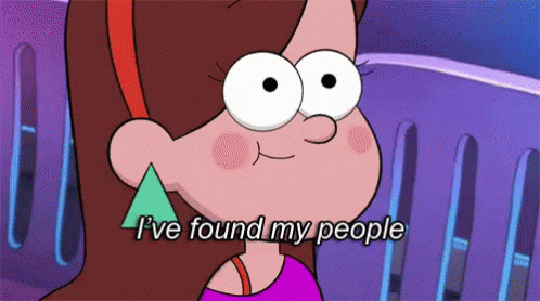 When U Find A Solid Group Of Weirdos GIF - Ive Found My People My People Mabel GIFs