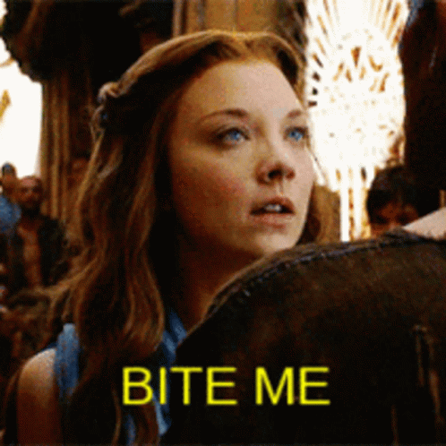 Margaery Tyrell Bite Me GIF - Margaery Tyrell Bite Me Game Of Thrones GIFs