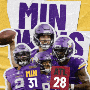 Atlanta Falcons (28) Vs. Minnesota Vikings (31) Post Game GIF