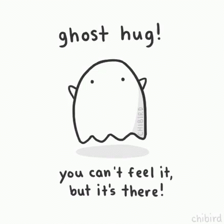 Ghost Hug Feel Better GIF - Ghost Hug Feel Better Sick GIFs