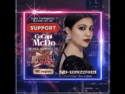a poster for gocapt mcdo in her journey to supernovax 92