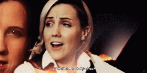 It'S Just You, Hannah GIF - Hannah Hart Is It Hot Is It Just You GIFs