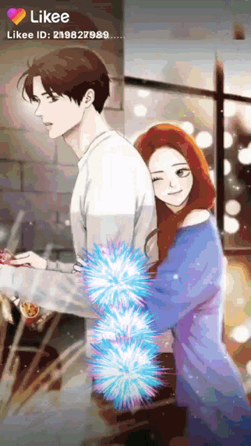 a cartoon of a man and a woman with the likee id 219827889