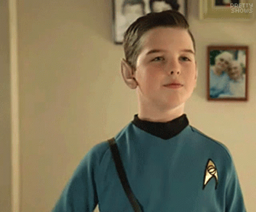 Young Sheldon Spock GIF - Young Sheldon Spock Long Live And Prosper GIFs