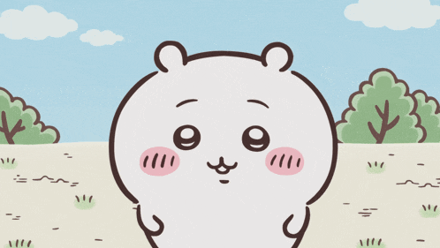 a cartoon drawing of a pig 's face with a smiley face