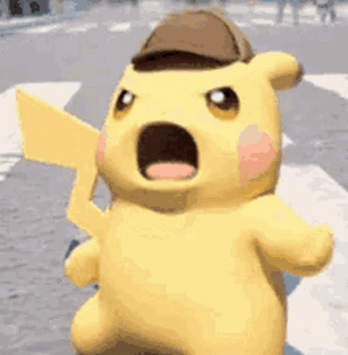 Detective Pikachu Silly GIF - Detective Pikachu Silly Funny GIFs