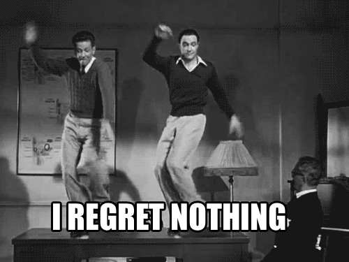 Regret GIF - Guys Dancing I Regret Nothing GIFs
