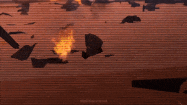 a large orange explosion with the word day visible in the middle