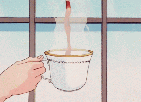 Anime Tea Tea Cup GIF - Anime Tea Tea Cup GIFs