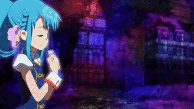 Akb48 Anime Sing GIF - Akb48 Anime Sing Anime Colorful GIFs