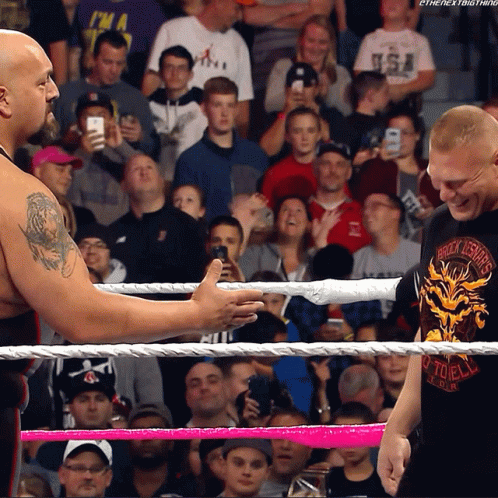 Brock Lesnar Ignores GIF - Brock Lesnar Ignores Handshake GIFs