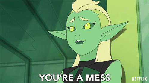 Youre A Mess Double Trouble GIF - Youre A Mess Double Trouble Shera And The Princesses Of Power GIFs
