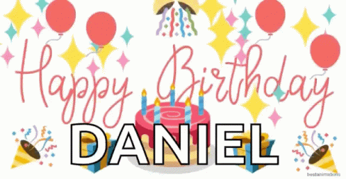 Happy Birthdy Daniel Celebration GIF - Happy Birthdy Daniel Celebration Cake GIFs