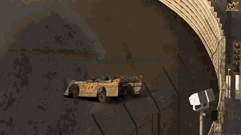 a race car with the number 17 on it