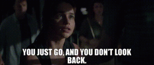 Terminator Sarah Connor GIF - Terminator Sarah Connor You Just Go And You Dont Look Back GIFs