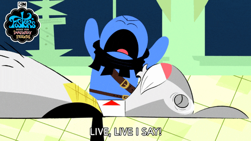 Live Live I Say Bloo GIF - Live Live I Say Bloo Mr Herriman GIFs