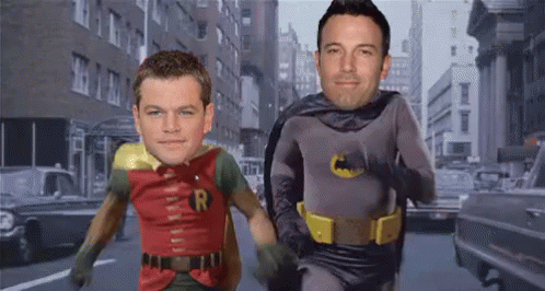 Batman And Robin GIF - Ben Affleck Matt Damon Good Will Hunting GIFs