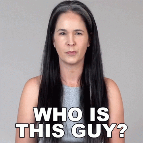 Who Is This Guy Rachel Smith GIF - Who Is This Guy Rachel Smith Rachels English GIFs