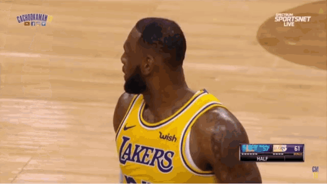 Le Bron James Lakers GIF