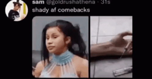 Cardi Tanked Dulaperry GIF - Cardi Tanked Dulaperry Shady Af GIFs