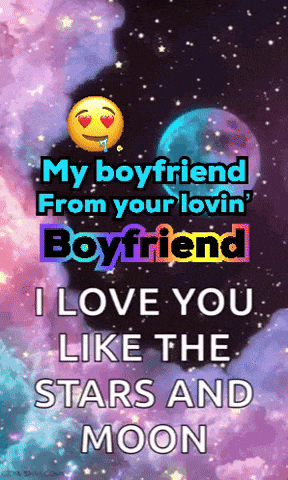 a poster that says i love you like the stars and moon