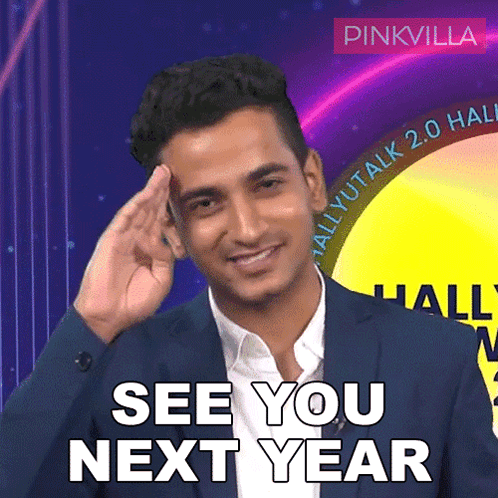 See You Next Year Nishchal GIF - See You Next Year Nishchal Pinkvilla GIFs