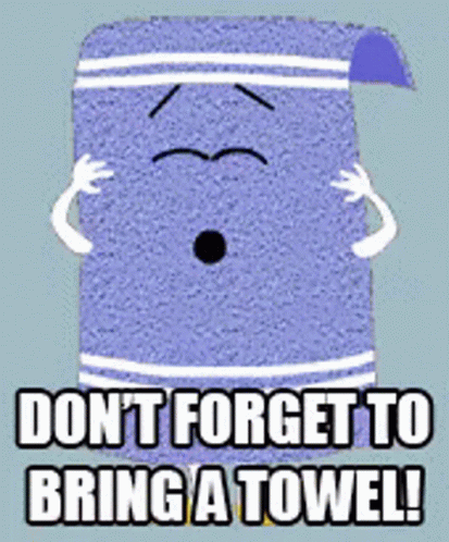 Washcloth Dont Forget GIF - Washcloth Dont Forget Bring A Towel GIFs