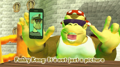 Smg4 Funky Kong GIF - Smg4 Funky Kong Its Not Just A Picture GIFs