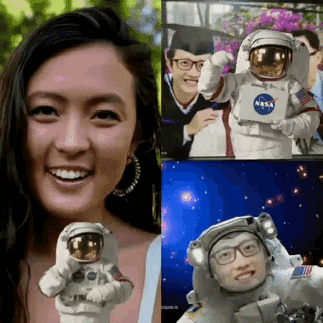 Smile Astronaut GIF - Smile Astronaut Heart GIFs