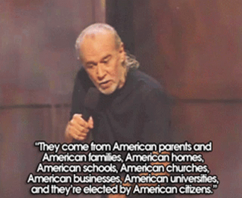George Carlin Stand Up Comedian GIF