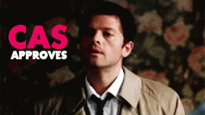 Cas Approves GIF - Cas Approves Funny GIFs