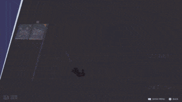 a screenshot of a video game with iron man flying through the air