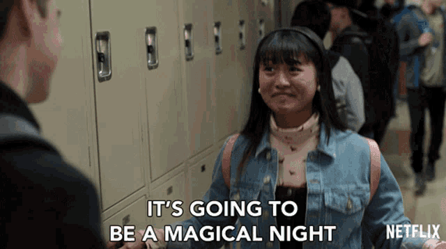 a netflix ad shows a girl talking to a man