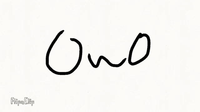 a black and white drawing of the word owo .