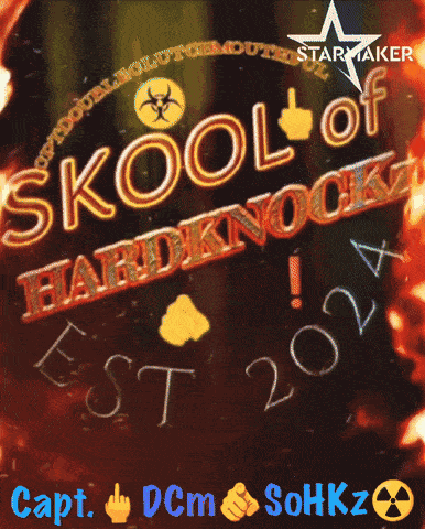 a poster that says skool of hardknocks fest 2021