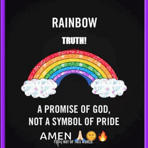 Rainbow Promise Of God GIF - Rainbow Promise Of God God GIFs