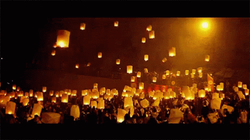 San Juan GIF - Lanterns Flying Lantern Chinese Lantern GIFs