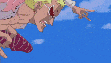 a cartoon character says what the hell while pointing at something