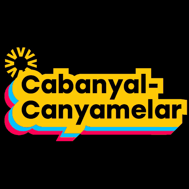 a yellow sign that says cabanyal canyameler
