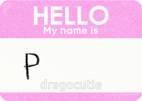 Princess Name Tag GIF - Princess Name Tag Dragocutie GIFs