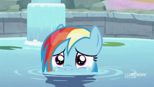Rainbow Dash Sad Hug GIF - Rainbow Dash Sad Hug Crying GIFs