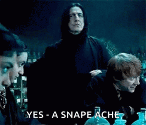 Smack That Snape GIF - Smack That Snape Ron Weasley GIFs