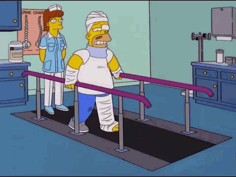 Physical Therapy Homer GIF - Physical Therapy Homer The Simpsons GIFs