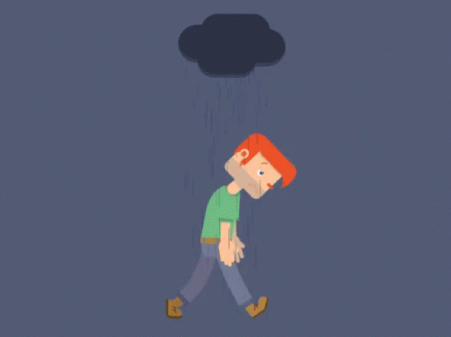 Sad Mood With Cloud - Moody GIF - Cloud Rain Sad GIFs