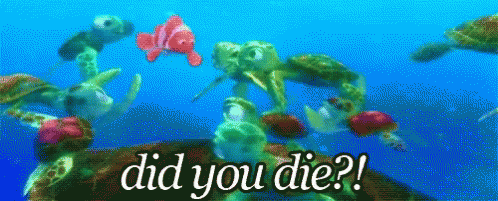 Turtles Did You Die GIF - Turtles Did You Die Nemo GIFs